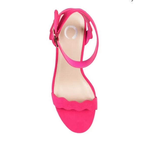 Steve Madden Journee Collection Womens Loucia Buckle Ankle Strap Wedge Sandals - Picture 4 of 9